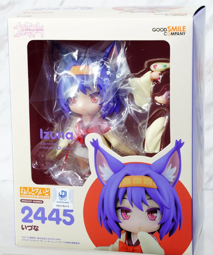Nendoroid Izuna Hatsuse anime figure in box featuring character art and product number 2445