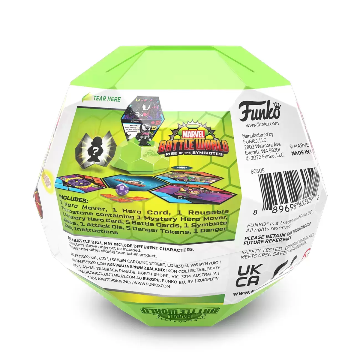 Funko Games - Marvel Battleworld Rise of the Symbiotes Series 4 Battle Ball - Good Games