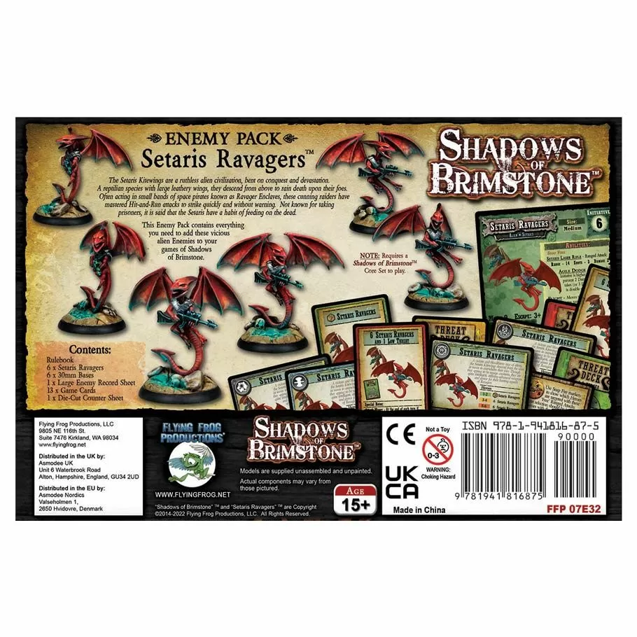 Shadows of Brimstone - Setaris Ravagers Enemy Pack - Good Games