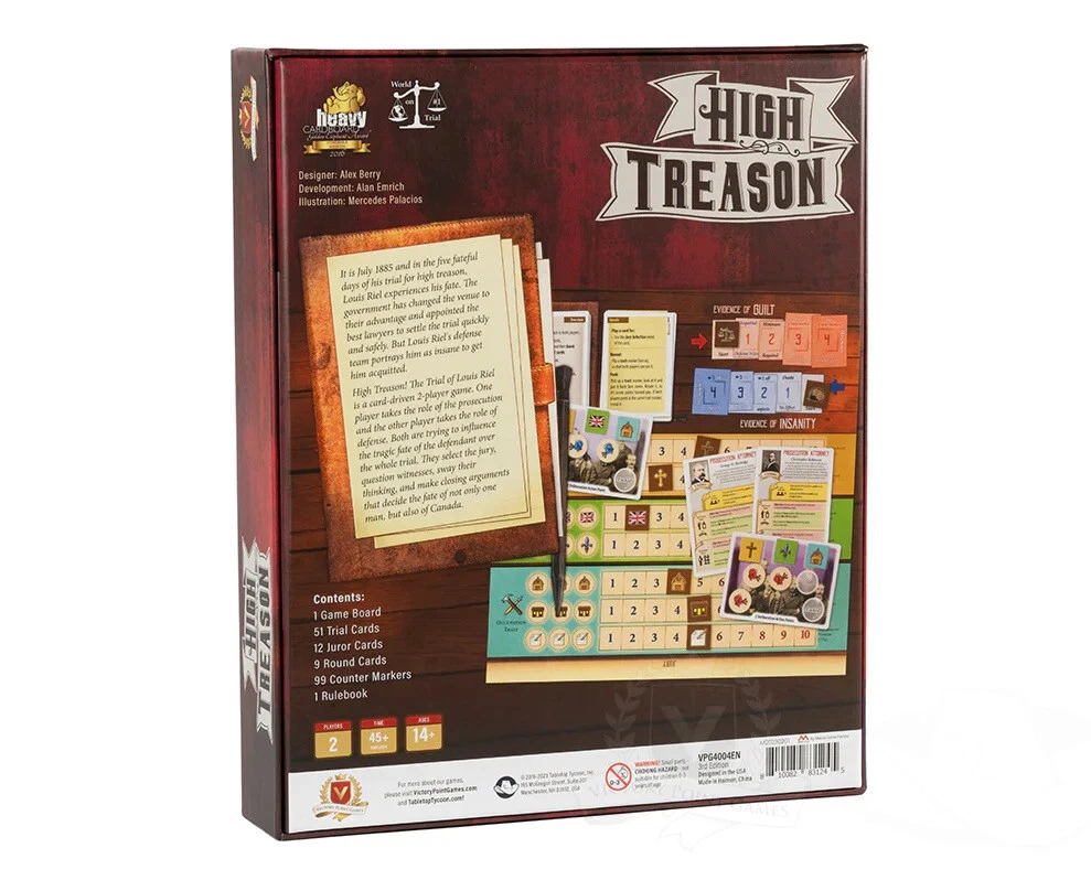 High Treason: The Trial of Louis Riel - Good Games