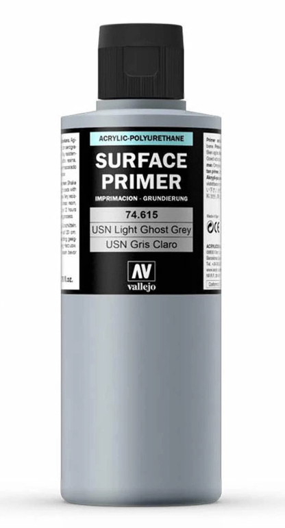 Vallejo Surface Primer 200ml - USN Light Ghost Grey - Good Games