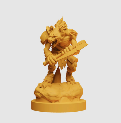 Steamforged Games Godtear Fenra Wolf of The End Times & Chainless Curs Miniatures - Good Games
