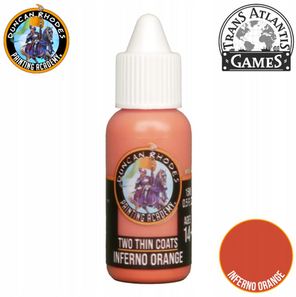 Two Thin Coats Paint 15ml - Inferno Orange - Good Games