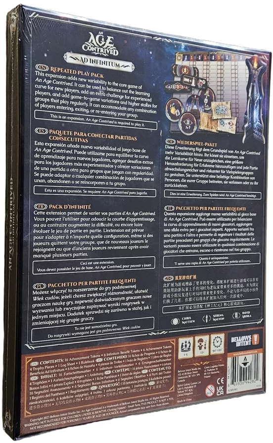 An Age Contrived - Ad Infinitum Expansion - Good Games