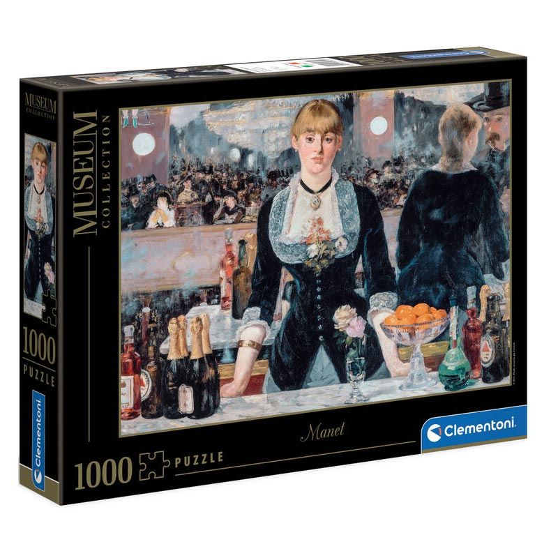 Clementoni - Museum Collection - Manet A Bar at the Folies Bergere 1000 Piece Jigsaw - Good Games