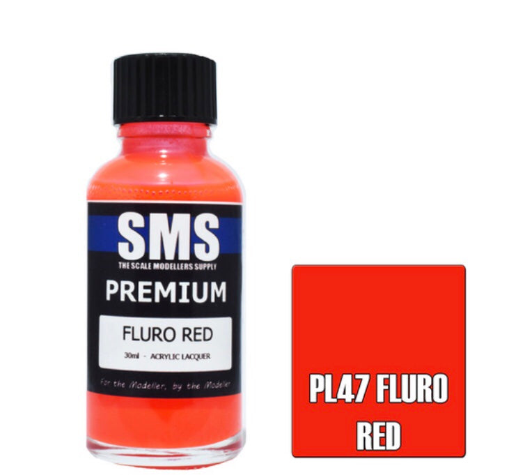 Premium Fluro Red 30ml - Good Games