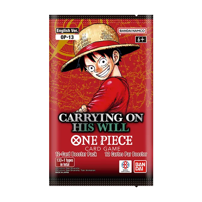 One Piece Card Game - Carrying On His Will OP-13 Booster Pack