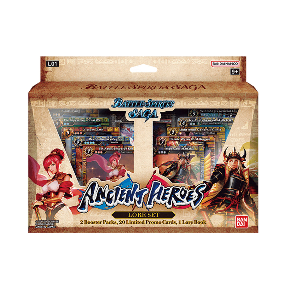 Battle Spirits Saga - Lore Set 01 Ancient Heroes (L01)
