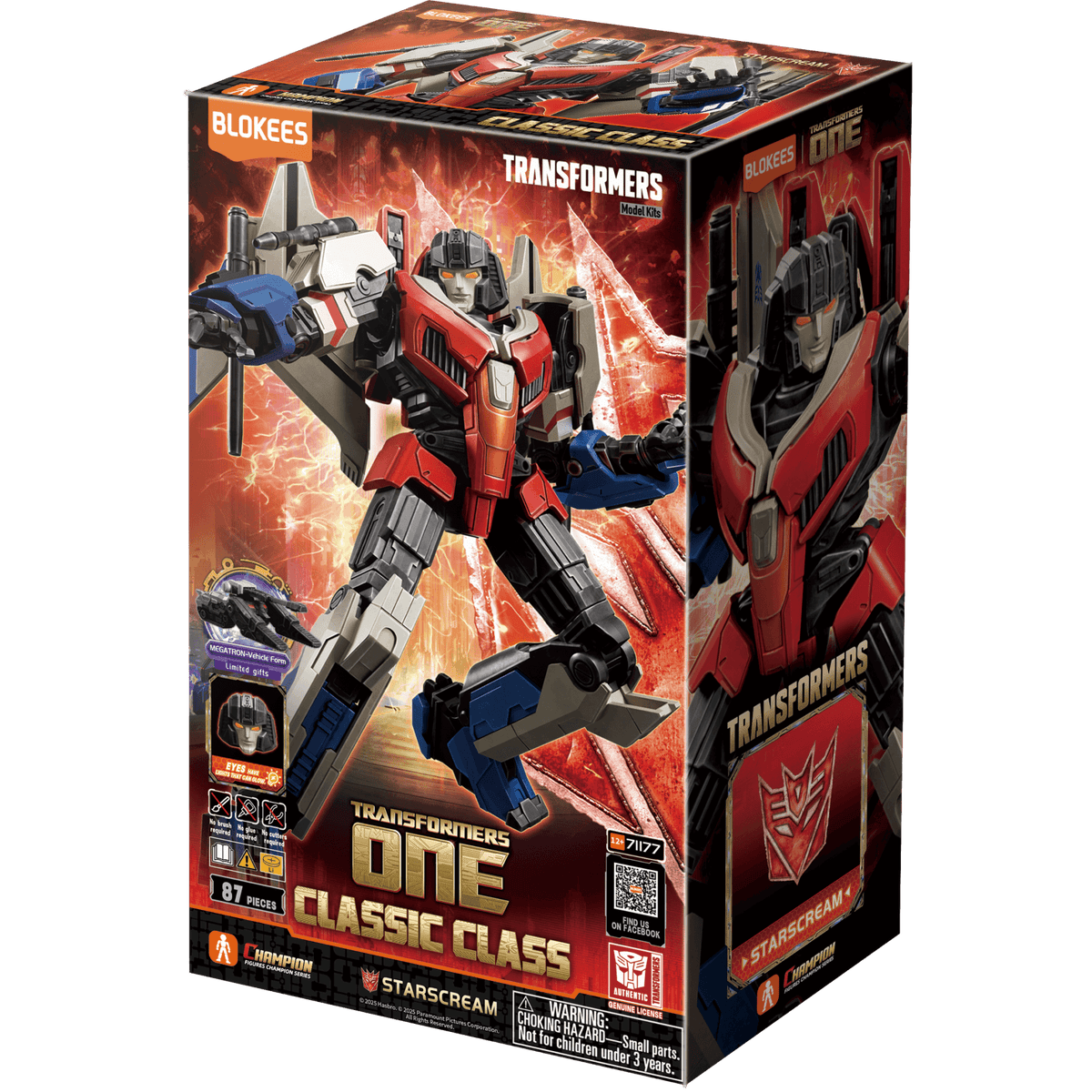 Blokees - Transformers One - Model Kit - Starscream (Classic Class 16) - Good Games