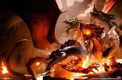Dungeons And Dragons - Tiamat Poster - Good Games