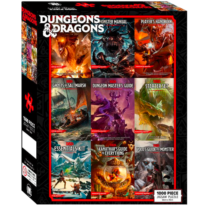 Impact Puzzle - Dungeons and Dragons 1000 Piece Jigsaw - Good Games