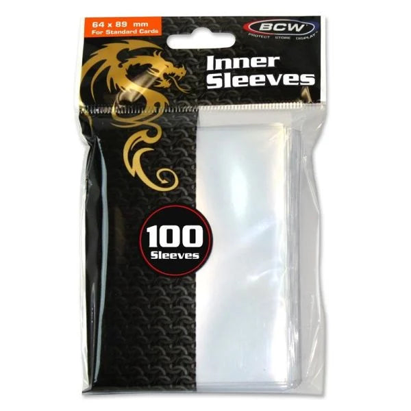 BCW Deck Protectors Inner Sleeves Standard Clear
