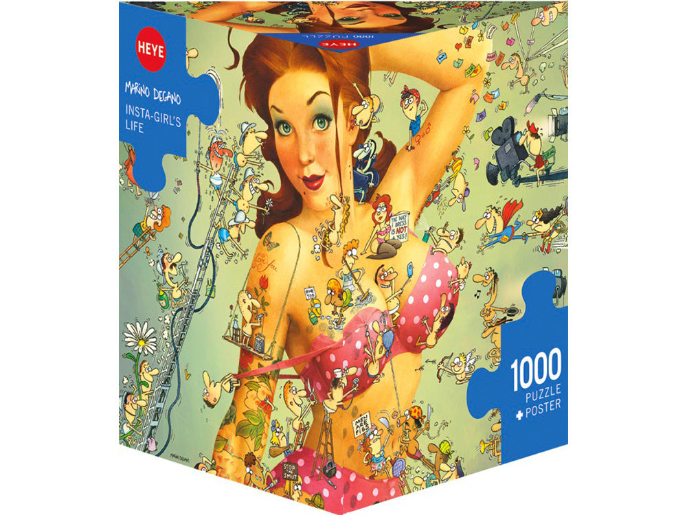 Heye - Degano, Insta-Girls Life 1000 Piece Jigsaw