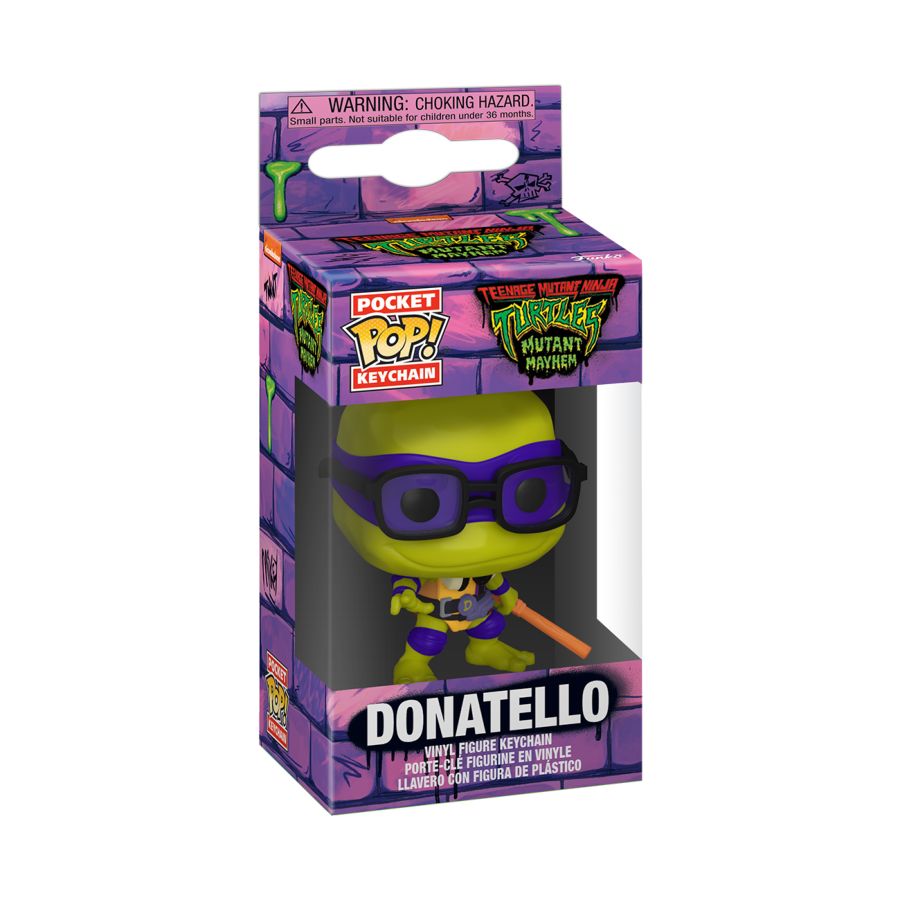 Teenage Mutant Ninja Turtles: Mutant Mayhem (2023) - Donatello Pop! Keychain - Good Games