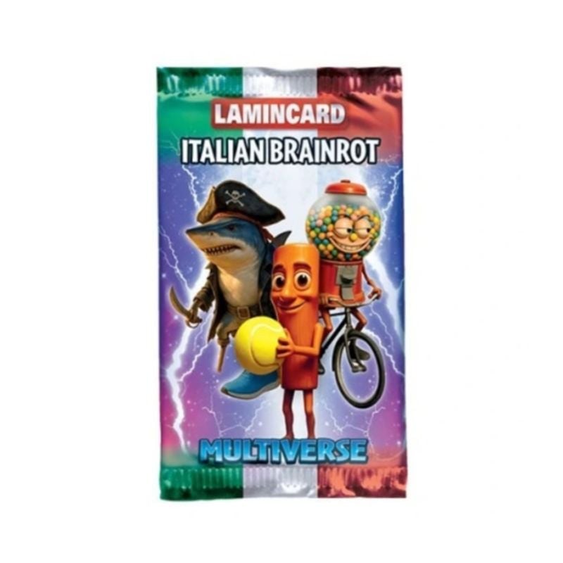 Lamincard Italian Brainrot Multiverse 5 card pack