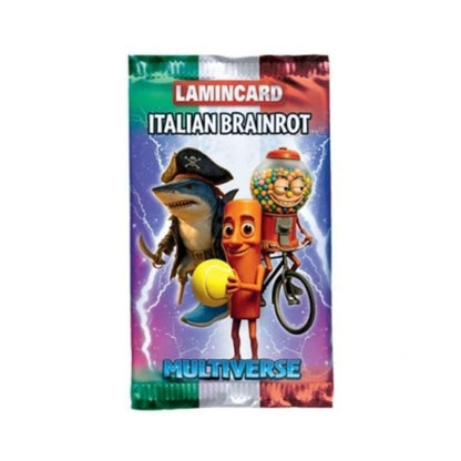Lamincard Italian Brainrot Multiverse 5 card pack