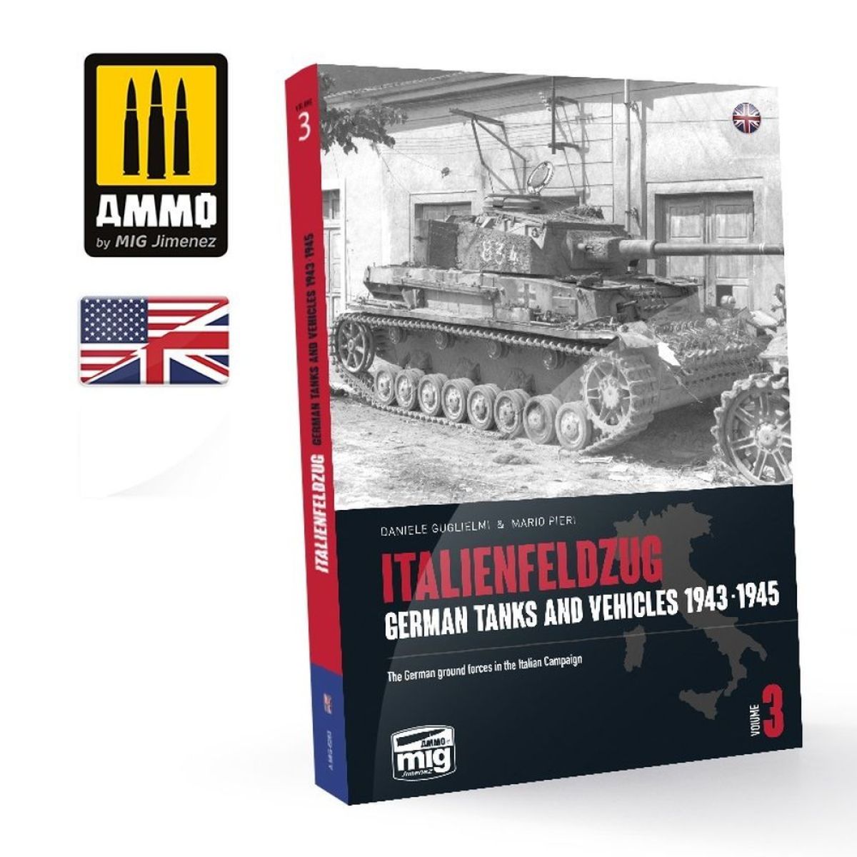 Ammo by MIG - Book - Italienfeldzug – German Tanks And Vehicles 1943-1945 Vol. 3 - Good Games