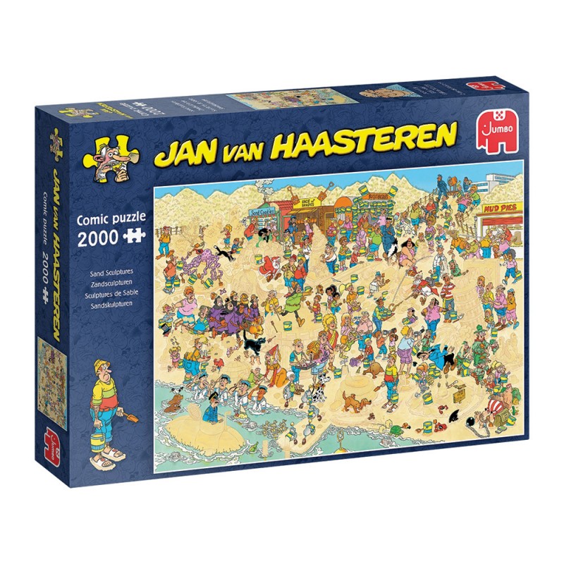 Jan Van Haasteren - Sand Sculpture 2000 Piece Jigsaw - Good Games