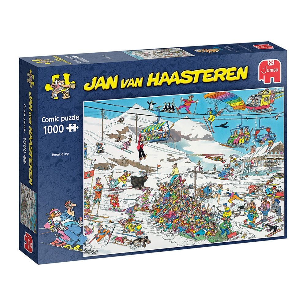 Jan Van Haasteren - Break a Leg 1000 Piece Jigsaw - Good Games
