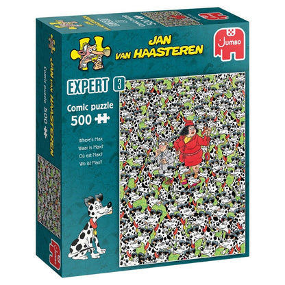 Jan Van Haasteren - Expert - Wheres Max 500 Piece Jigsaw - Good Games