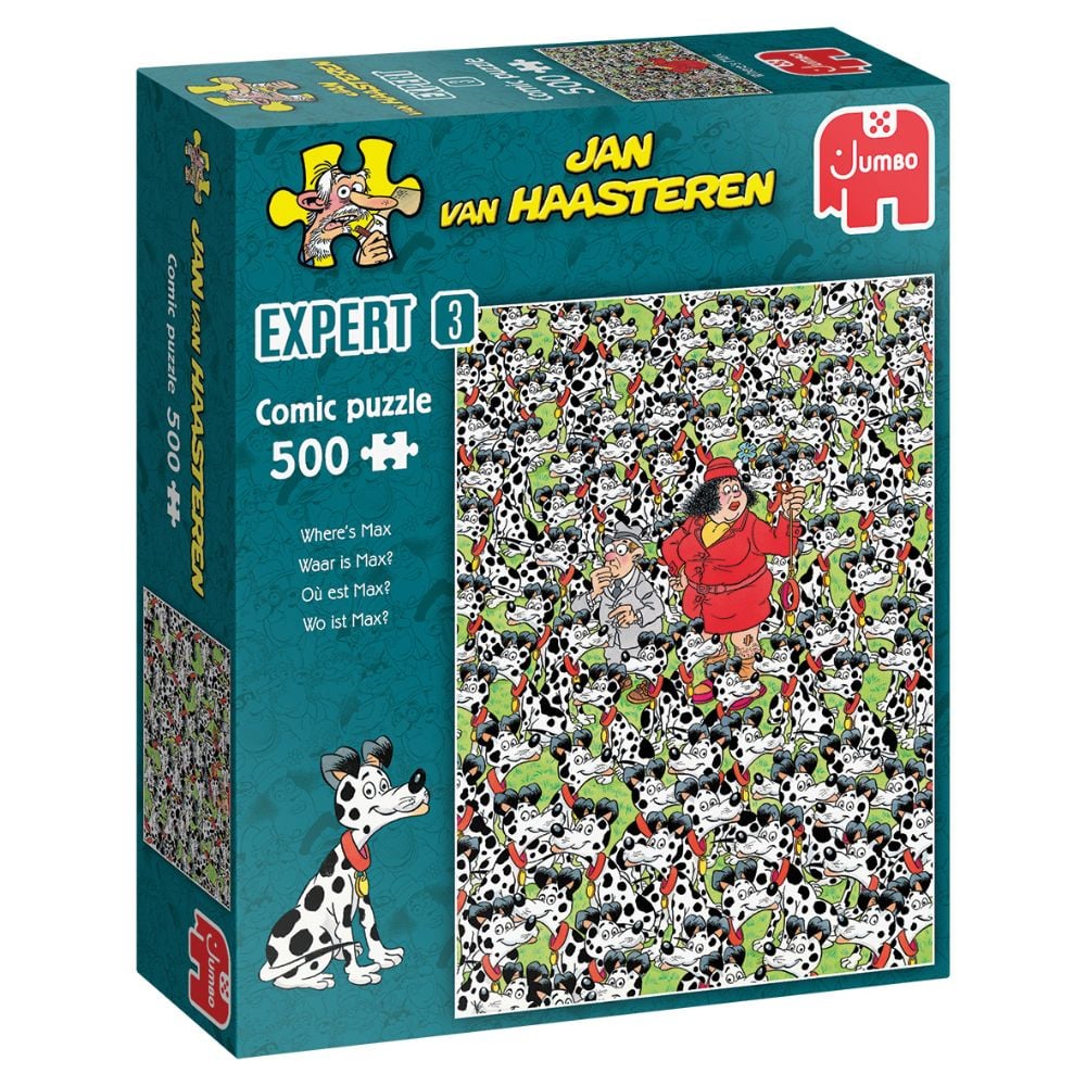 Jan Van Haasteren - Expert - Wheres Max 500 Piece Jigsaw