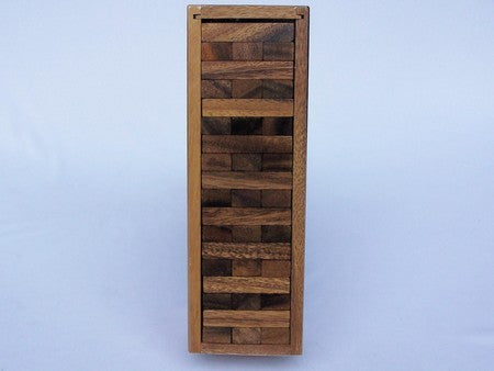Jenga in a Wooden Box 25cm - Good Games