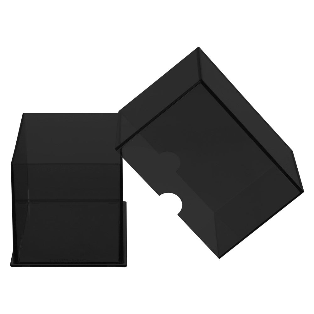 Ultra Pro UP15827 Eclipse 100+ Deck Box 2-Piece - Jet Black - Good Games