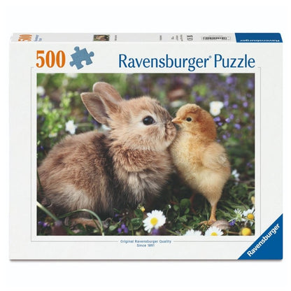 Ravensburger - Rabbit and Chick - 500 Piece Jigsaw
