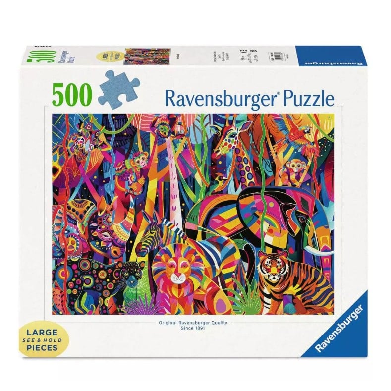 Ravensburger - Jeweled Jungle - 500 Piece Jigsaw