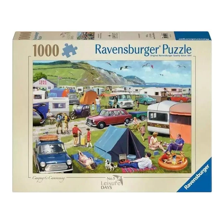 Ravensburger - Leisure Days No 5 Camping Caravanning Puzzle 1000 Pieces