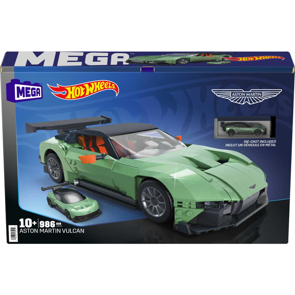 Mega Blocks - Hot Wheels Hot Wheels Collector Aston Martin Vulcan Vehicle Building Kit - Good Games