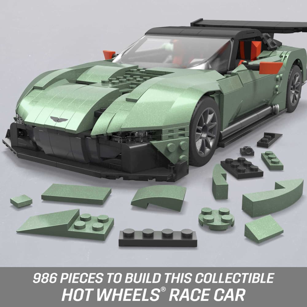 Mega Blocks - Hot Wheels Hot Wheels Collector Aston Martin Vulcan Vehicle Building Kit - Good Games