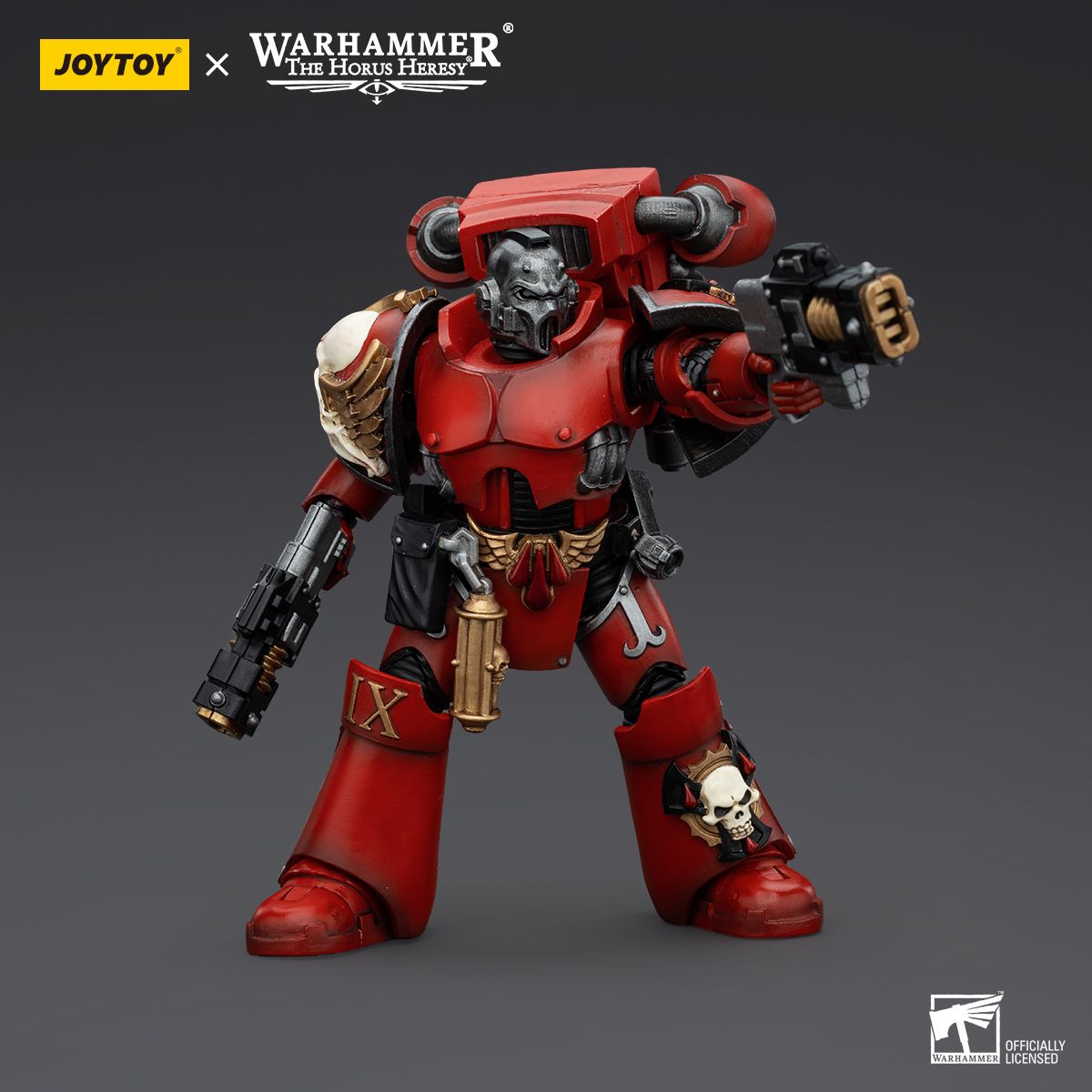 Warhammer Collectibles: 1/18 Scale Blood Angels Angels Tears Squad Erelim with Volkite Serpentas (Preorder) - Good Games