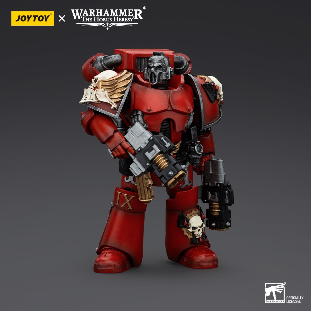 Warhammer Collectibles: 1/18 Scale Blood Angels Angels Tears Squad Erelim with Volkite Serpentas (Preorder) - Good Games