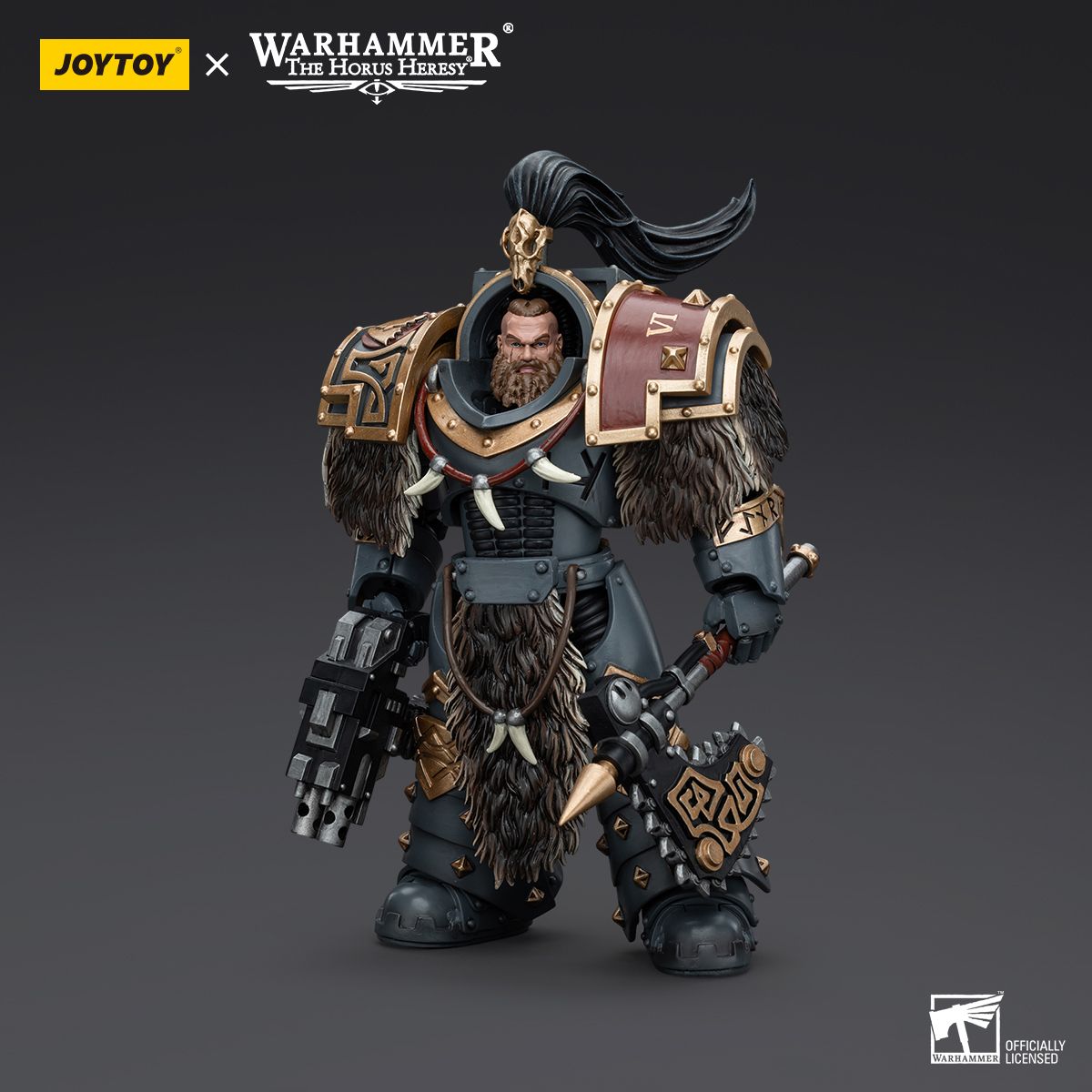 Warhammer Collectibles: 1/18 Scale Space Wolves Varagyr Wolf Guard Squad Varagyr Terminator 4 (Preorder)