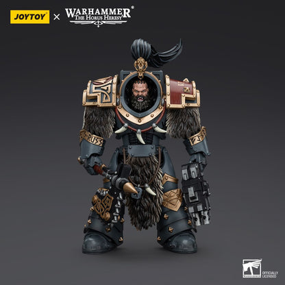 Warhammer Collectibles: 1/18 Scale Space Wolves Varagyr Wolf Guard Squad Varagyr Thegn (Preorder) - Good Games