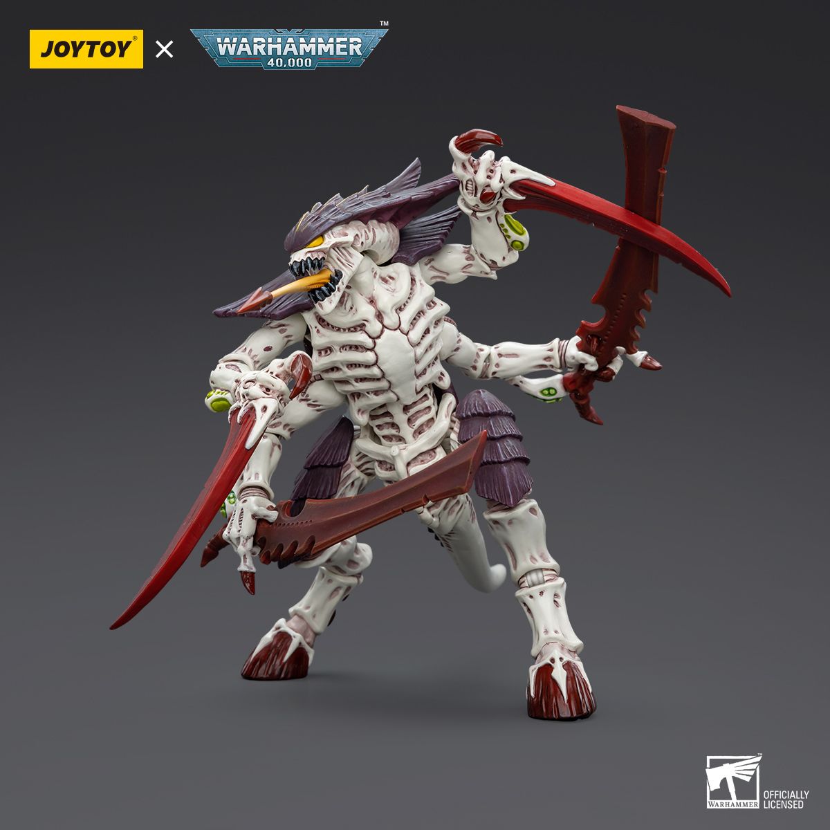 Warhammer Collectibles: 1/18 Scale Tyranids Hive Fleet Leviathan Tyranid Warrior with Boneswords
