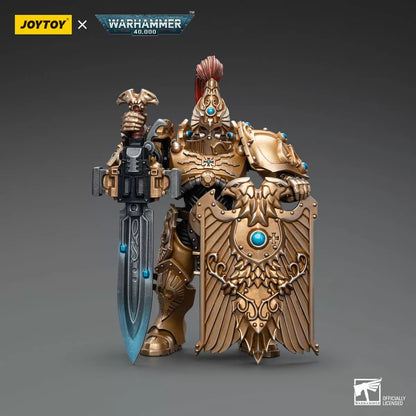 Warhammer Collectibles: 1/18 Scale Adeptus Custodes Guard With Sentinel Blade and Praesidium Shield - Good Games