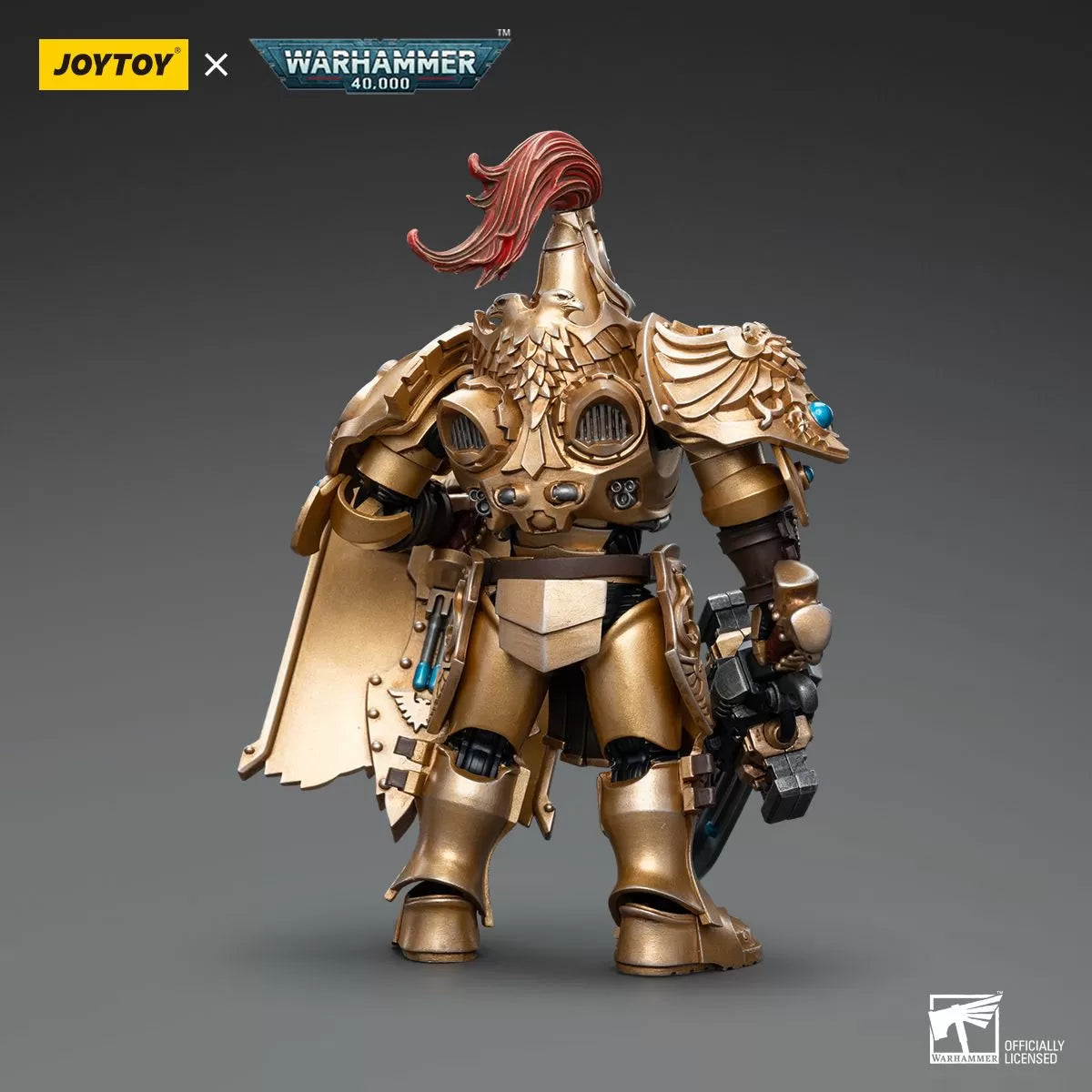 Warhammer Collectibles: 1/18 Scale Adeptus Custodes Guard With Sentinel Blade and Praesidium Shield