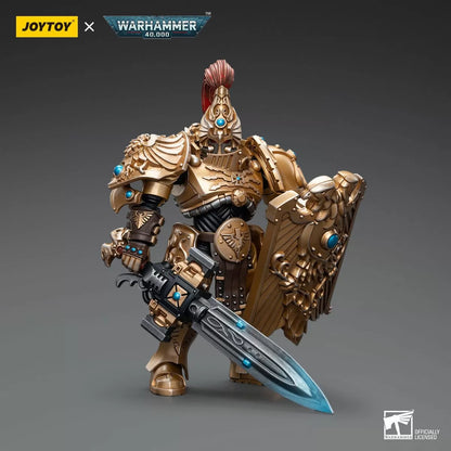 Warhammer Collectibles: 1/18 Scale Adeptus Custodes Guard With Sentinel Blade and Praesidium Shield - Good Games