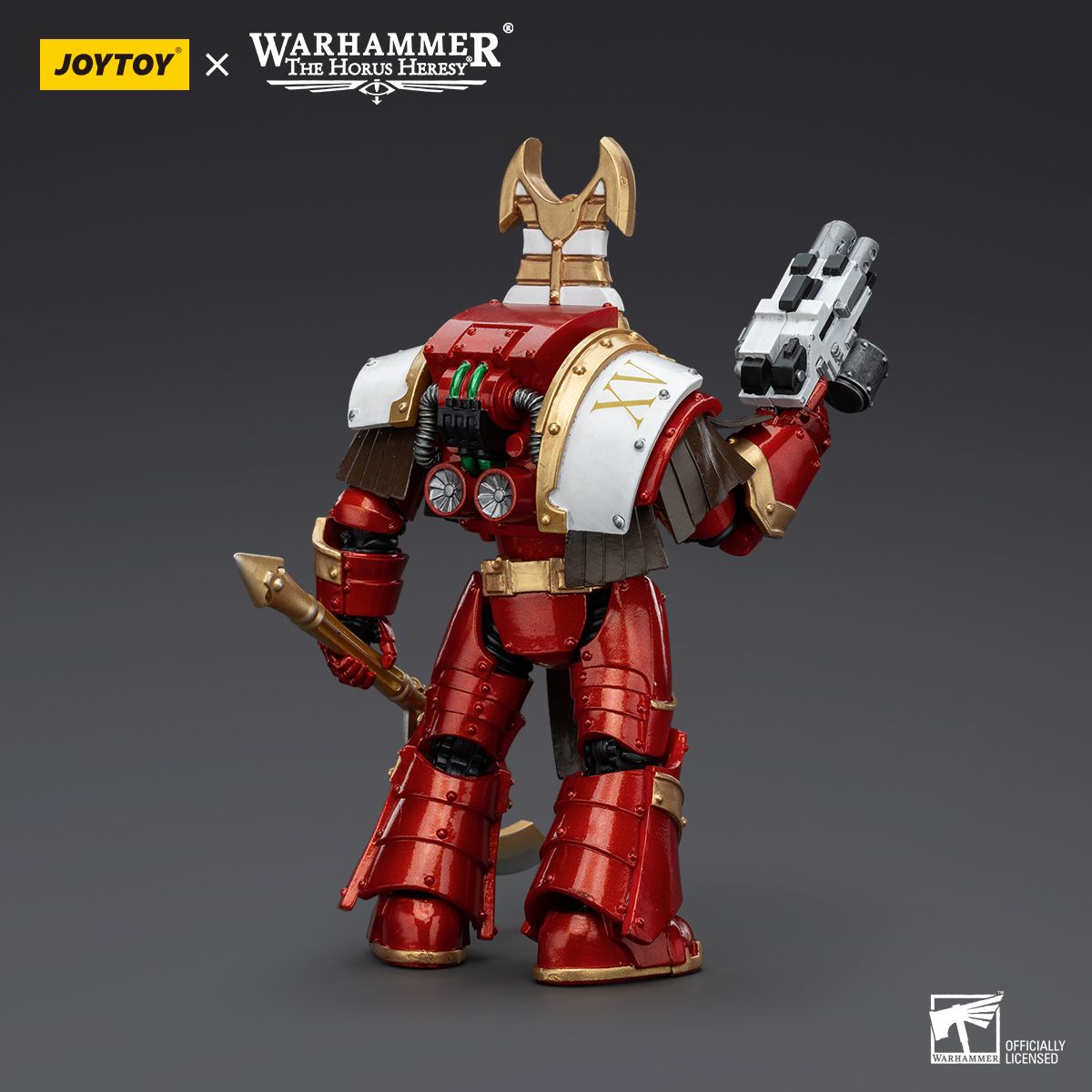 Warhammer Collectibles: 1/18 Scale Thousand Sons Sekhmet With Combi-Melta And Achea Force Weapon