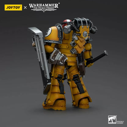 Warhammer Collectibles: 1/18 Scale Imperial Fists Legion MkIII Breacher Squad Sergeant with Hammer - Good Games