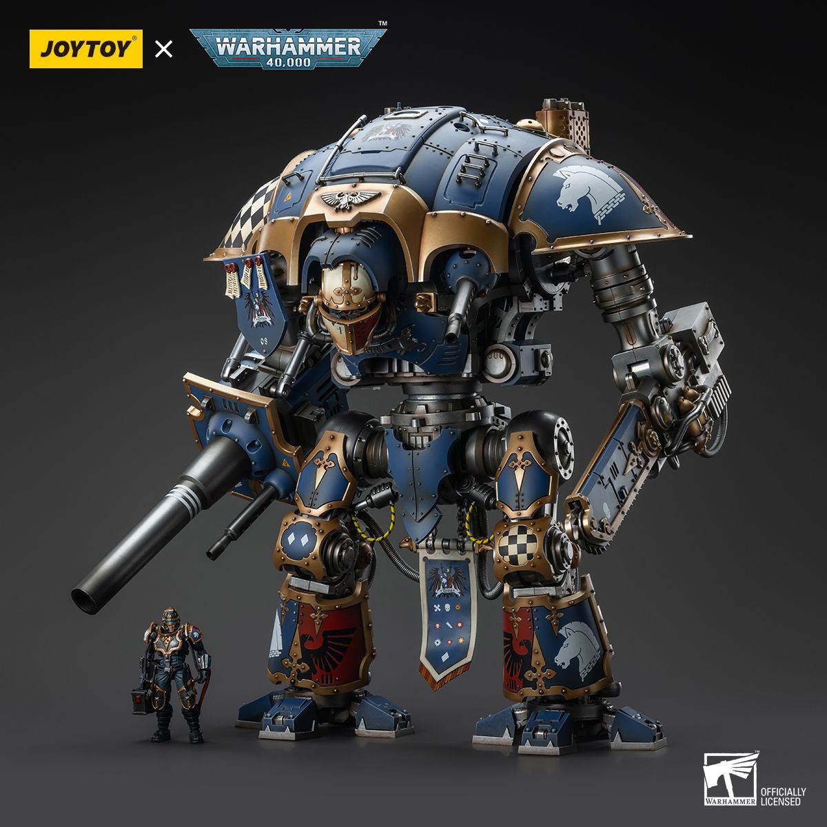 Warhammer Collectibles: 1/18 Scale Imperial Knights House Terryn Knight Paladin (Preorder) - Good Games