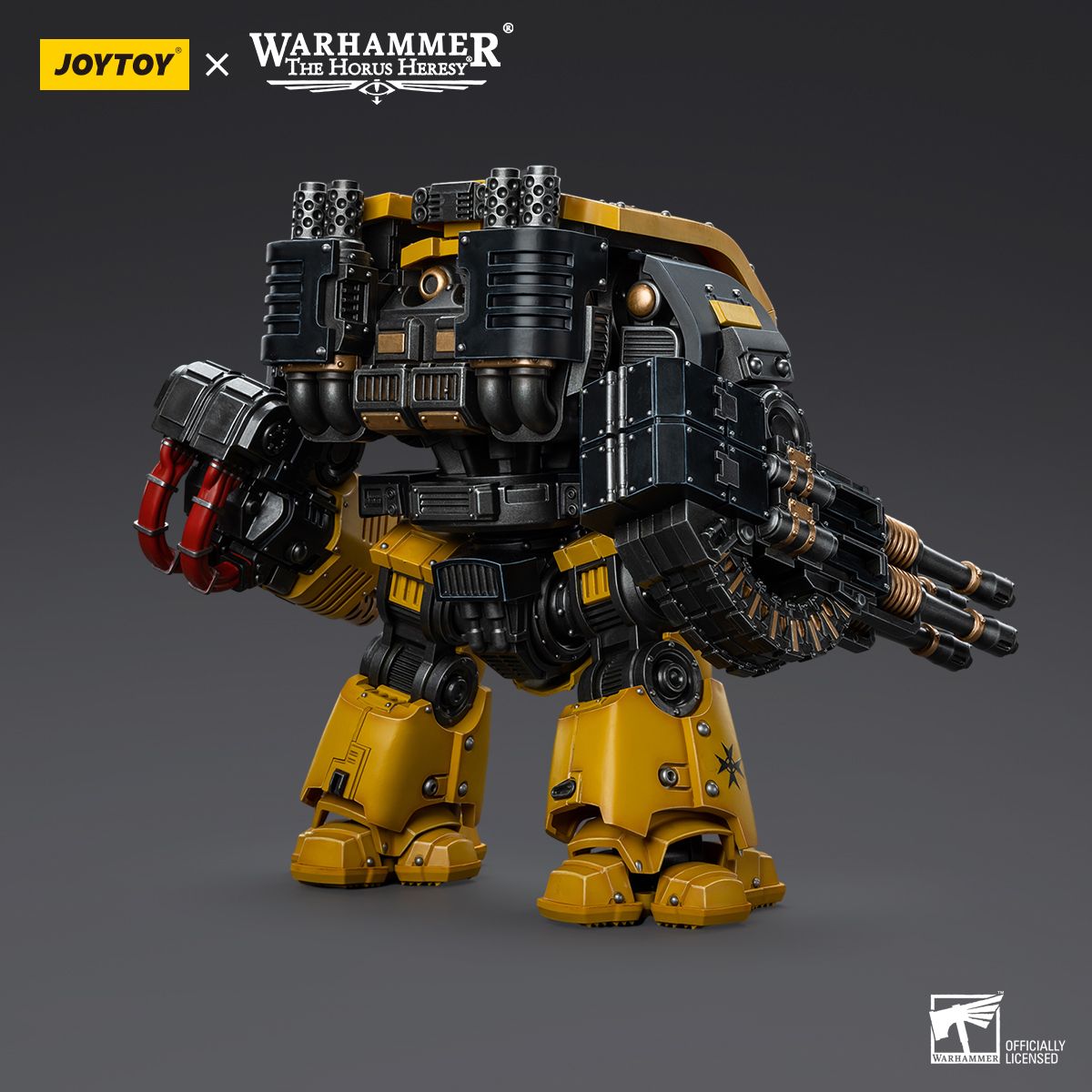 Warhammer Collectibles: 1/18 Scale Imperial Fists Leviathan Dreadnought with Cyclonic Melta Lance (Preorder)