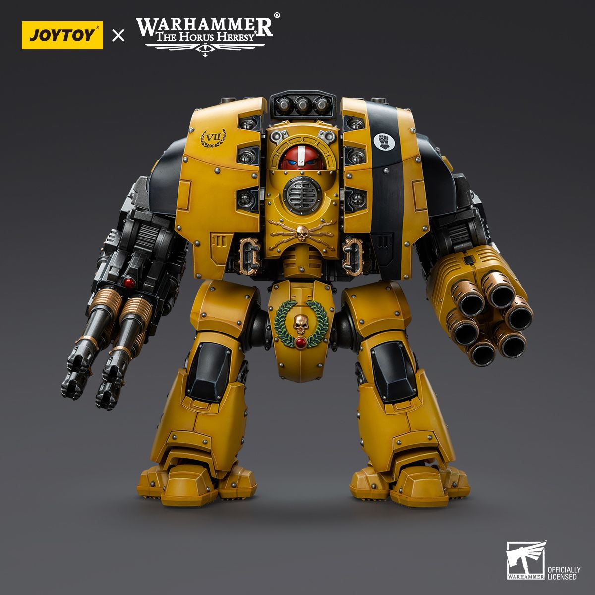 Warhammer Collectibles: 1/18 Scale Imperial Fists Leviathan Dreadnought with Cyclonic Melta Lance (Preorder)
