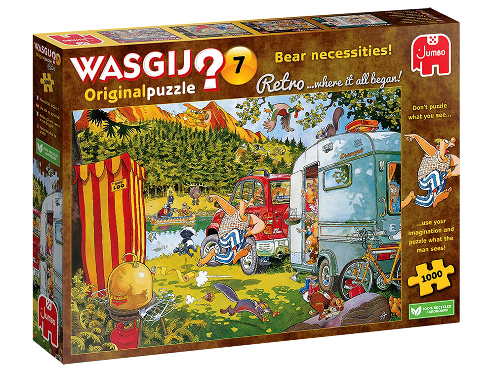Wasgij? Retro Original 7 - Bear Necessities 1000 Piece Jigsaw - Good Games