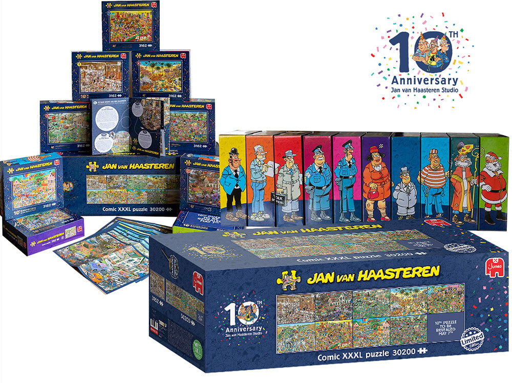 Jan Van Haasteren - 10th Anniversary Comic Xxxl 30200 Piece Jigsaw - Good Games