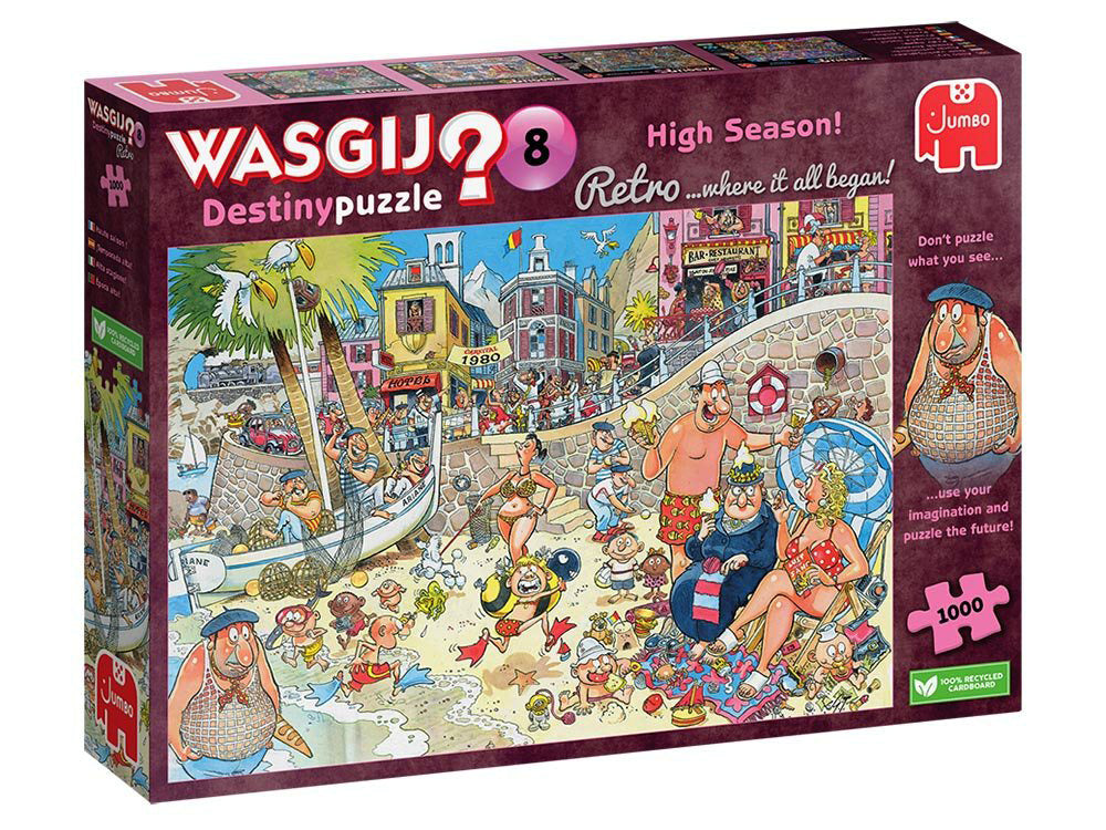 Wasgij? Retro Destiny 8 - High Season 1000 Piece Jigsaw - Good Games