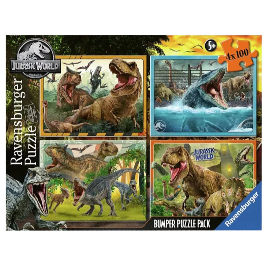 Ravensburger - Jurassic World Bumper Pack 4x100 Piece Jigsaw - Good Games