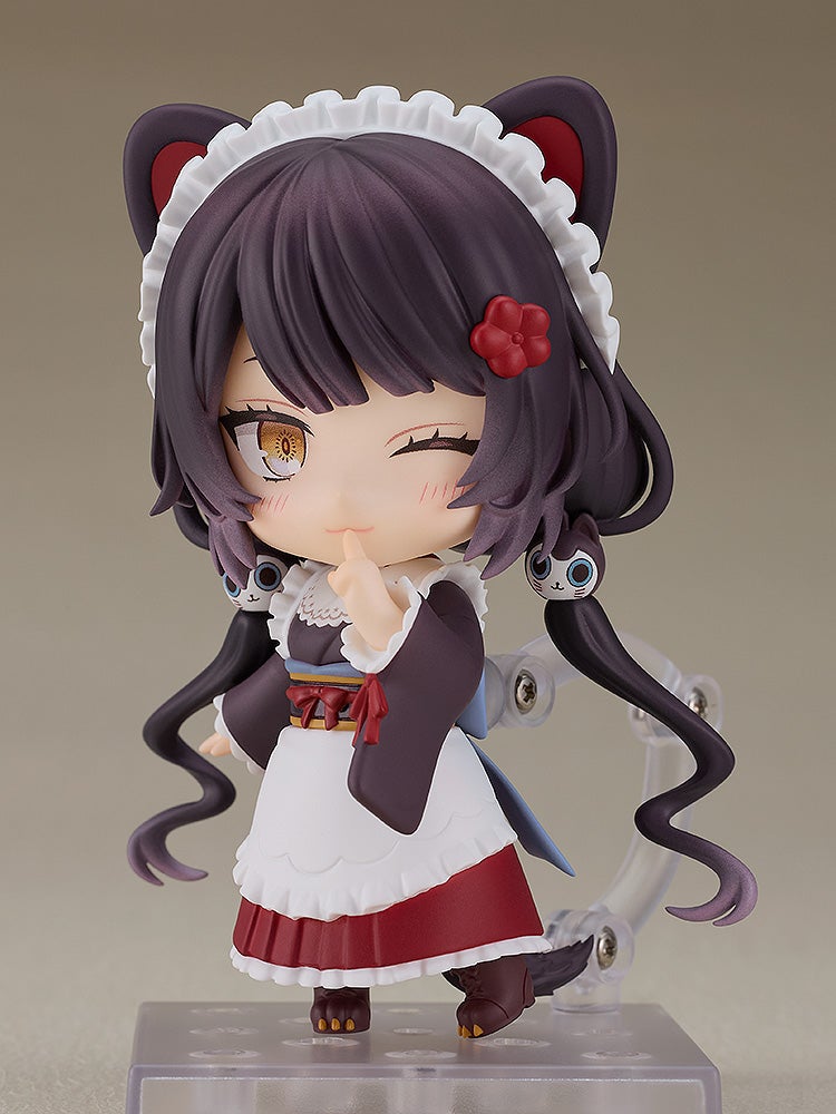 Back view of Nendoroid Inui Toko showing detail on outfit and hair